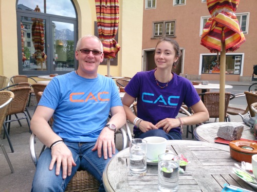 John from CAC and Natalie our European correspondent repping CAC in Innsbruck